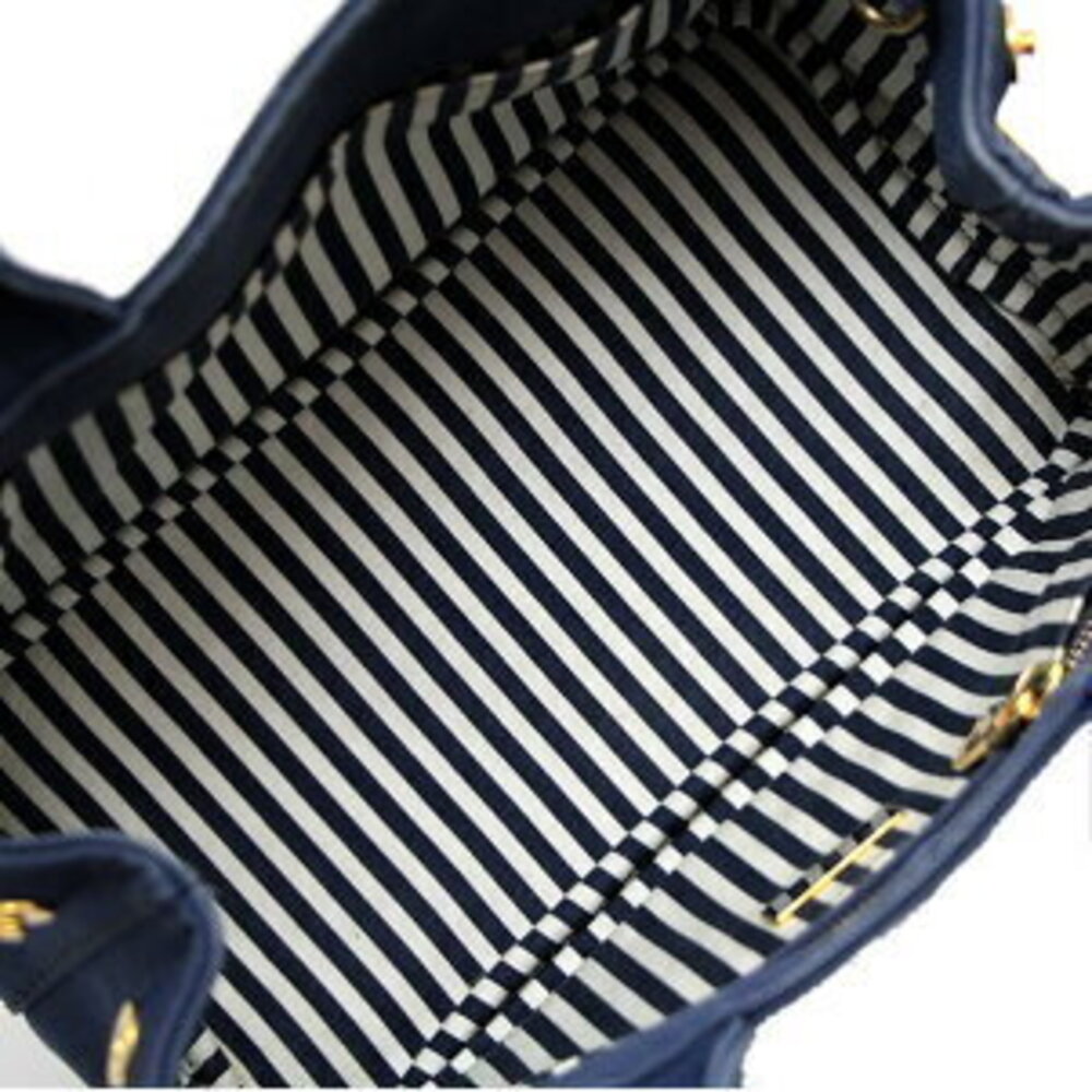 Prada Bag Canvas Blue Canapa - Picture 6 of 6